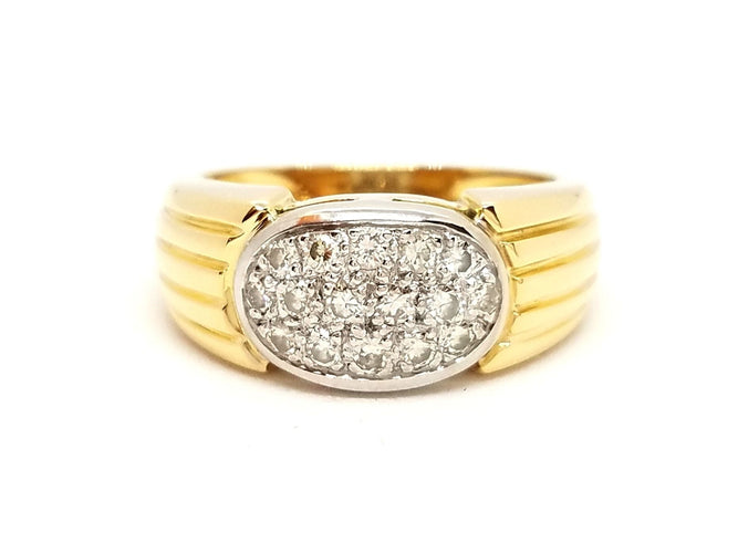 Bague 54 Bague Or jaune Diamant 58 Facettes 698547CN