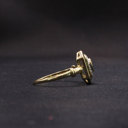 Bague Bague émeraude  sertie or jaune 58 Facettes