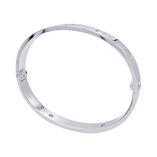 Bracelet Bracelet Cartier, "Love", or blanc et diamants. 58 Facettes 32615