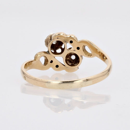 Bague 60 Bague ancienne Toi et moi 2 ors diamants 58 Facettes CV83