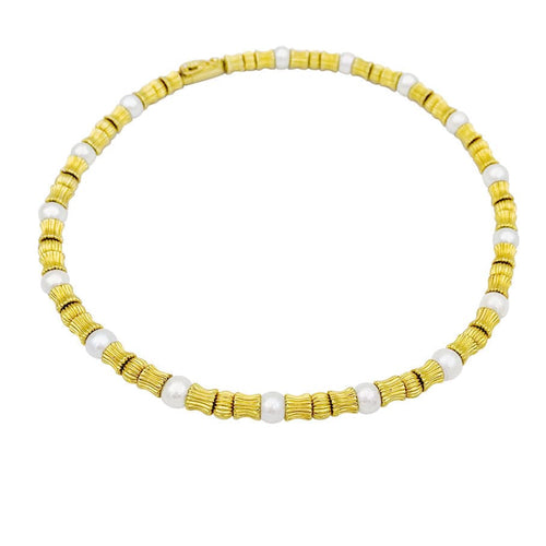 Collier Collier Lalaounis en perles d'or et perles de culture. 58 Facettes 33079