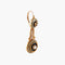Boucles d'oreilles Boucles d'oreilles or jaune, perles, et émail noir 58 Facettes