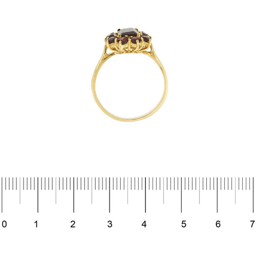 Bague 56 Bague avec grenats 58 Facettes 31160