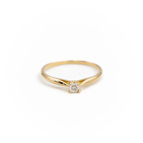 Bague 54 Bague Solitaire Or jaune Diamant 58 Facettes 1660416CN