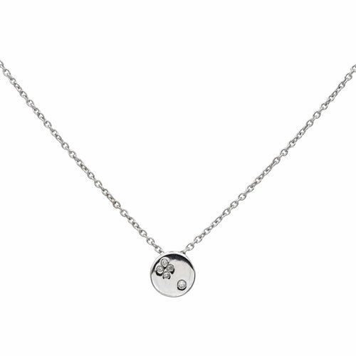 Collier Collier Or blanc Diamant 58 Facettes 2505454CN