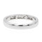 Bague 51.5 Bague Demi alliance Or blanc Diamant 58 Facettes 2618254CN