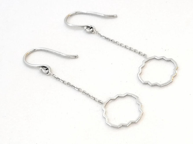 Boucles d'oreilles Boucles d'oreilles Transparence Or blanc 58 Facettes 578918RV