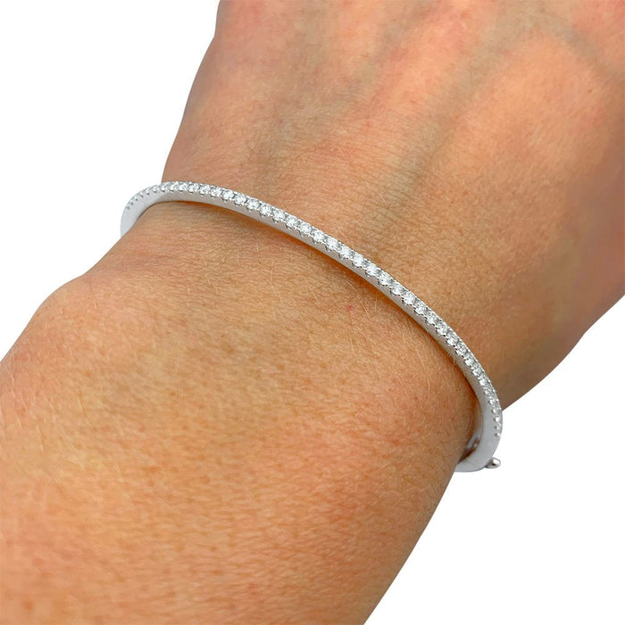 Bracelet Bracelet or blanc, diamants. 58 Facettes 31247