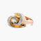 Bague Or Jaune / Diamants BAGUE  « TOURBILLON » OR & DIAMANTS 58 Facettes BO/220035