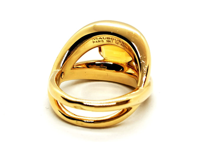 Bague 52 Mauboussin Bague Cocktail Or jaune Citrine 58 Facettes 1696408CN