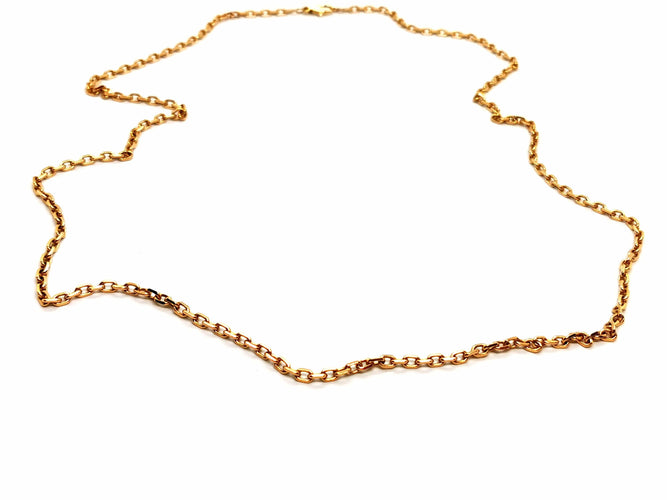 Collier Collier Maille forçat Or jaune 58 Facettes 1523664CN