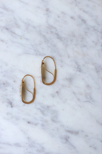 Boucles d'oreilles Boucles d'oreilles poissardes or rose et émail 58 Facettes