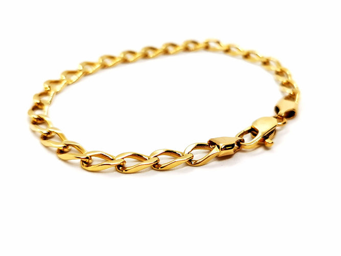 Bracelet Bracelet Maille gourmette Or jaune 58 Facettes 1186478CD