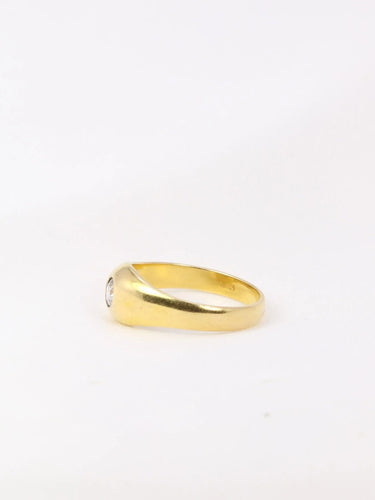 Bague Bague jonc anglais diamant 0,15ct 58 Facettes J8