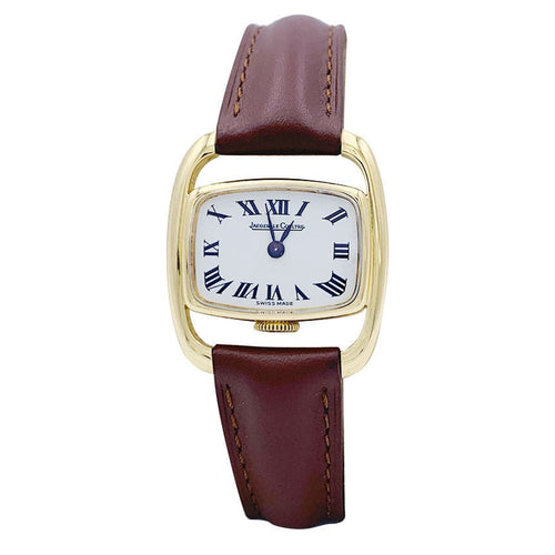 Montre Montre Jaeger-Lecoultre, "Etrier", or jaune, cuir. 58 Facettes 33181