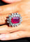 Bague 53 Bague Rubis Birman Non Chauffée et Diamants 58 Facettes 61100139