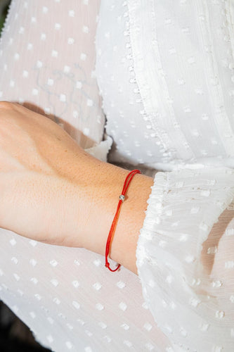 Bracelet Bracelet Cordon Or blanc Diamant 58 Facettes 2414558CN