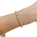 Bracelet Bracelet ligne diamants en serti clos. 58 Facettes 32085