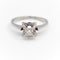 Bague 49 Bague Solitaire Or blanc Diamant 58 Facettes 1831848CN