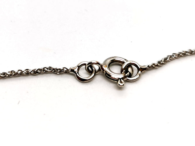 Collier Collier Maille palmier Or blanc 58 Facettes 1152853CD