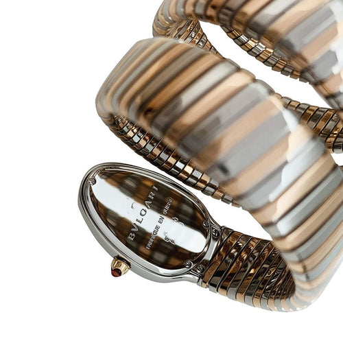 Montre Montre Bulgari "Serpenti" or et acier, diamants. 58 Facettes 31025