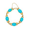 Bracelet Bracelet en or jaune, turquoises. 58 Facettes 31468