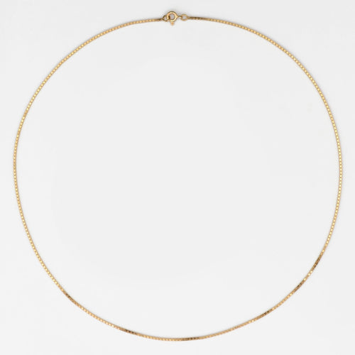 Collier Chaine maille cube or jaune 58 Facettes 15-037