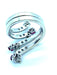 Bague Bague Serpent Or blanc Rubis Diamants 58 Facettes