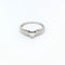 Bague 54 Bague solitaire Or blanc Diamants 58 Facettes 28793