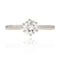 Bague 54 Bague solitaire diamant or blanc 58 Facettes 22-104