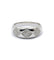 Bague 59 / Blanc/Gris / Or 750 Bague Losanges Platine et diamants 58 Facettes 160037R