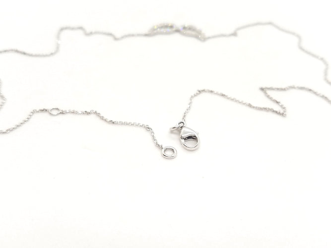 Collier Collier Aile d'ange Or blanc Diamant 58 Facettes 579302RV