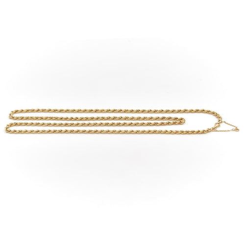 Collier Collier Maille corde Or jaune 58 Facettes 1696360CN