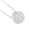 Collier collier pendentif pavage diamants 58 Facettes 13387
