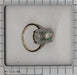 Bague 52 Design déco intemporel : bague diamant, émeraude et perle 58 Facettes 23251-0359