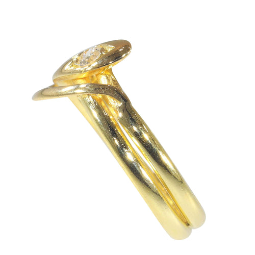 Bague 54 Bague serpent années 1900 58 Facettes 23167-0367