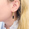 Boucles d'oreilles Créoles Chaumet, "Touch Wood", or jaune, bois. 58 Facettes 32796