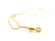 Collier Collier Chaîne + pendentif Or jaune Diamant 58 Facettes 06592CD