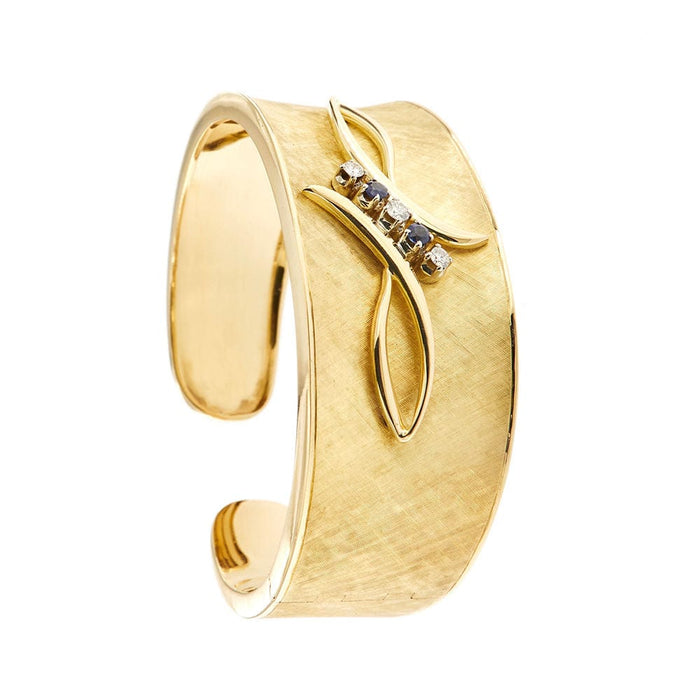 Bracelet Bracelet rigide saphirs et diamants 58 Facettes 28655