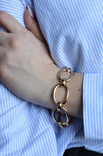 Bracelet Bracelet Or jaune grosse maille 58 Facettes 2093957CN