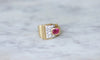 Bague Bague Tank tourmaline rose et diamants 58 Facettes