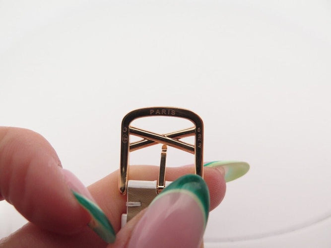 Montre montre CHAUMET liens en or rose 18k w23870-02a 33 mm quartz 58 Facettes 249529