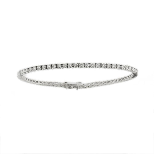 Broche Bracelet tennis diamants 3,40 ct 58 Facettes 6280