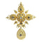 Pendentif Croix en or et diamants 58 Facettes 07162-0181