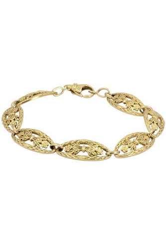 Bracelet BRACELET ANCIEN DÉCOR FLORAL 58 Facettes 050451