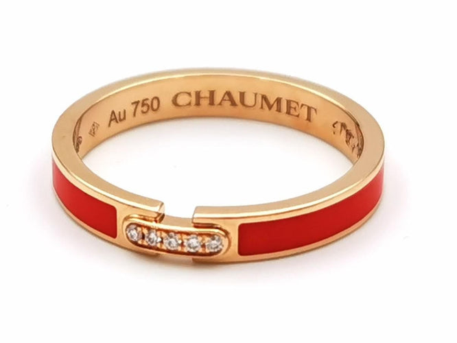 Bague 53 Chaumet Bague Liens Or rose Diamant 58 Facettes 1783565CN