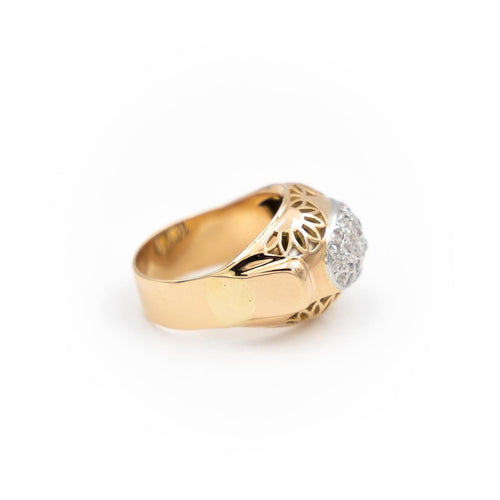 Bague 56 Bague Boule Or rose Diamant 58 Facettes 1969320CN