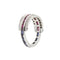 Bague 55 Bague Art Déco avec saphirs, rubis et diamants 58 Facettes 28944