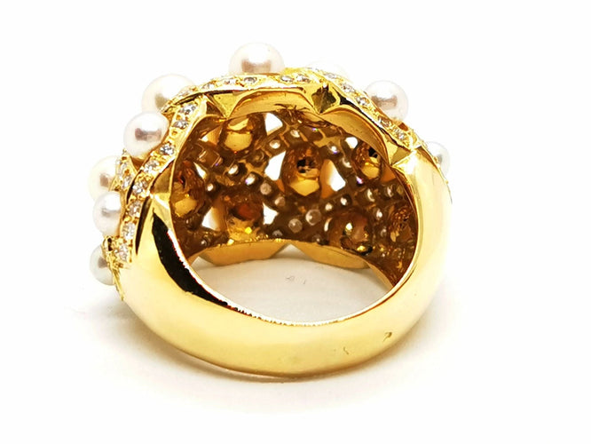 Bague 52 Bague Or jaune Perle 58 Facettes 1696404CN