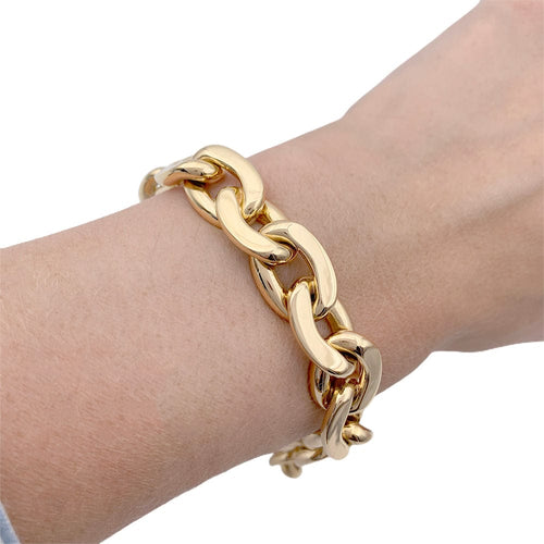 Bracelet Bracelet Mauboussin, maille "Haricot", or jaune 58 Facettes 32815
